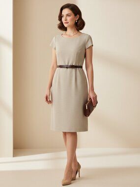 Tan dress by Sweet